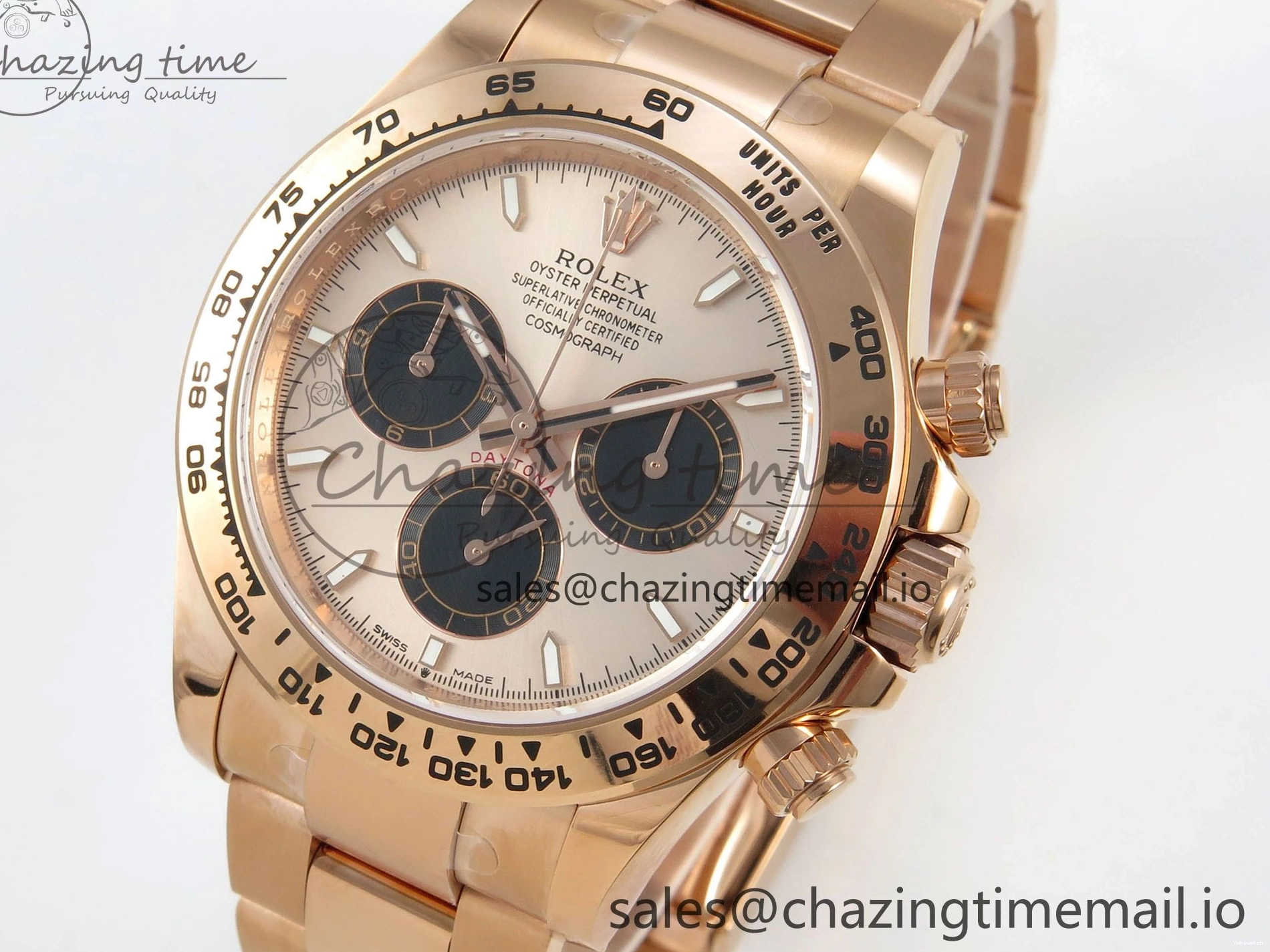 Bracelet Stick Dial 1:1 Black RG APSF Markers RG Best Daytona Edition 904L 126505 RG On SH4131 1229